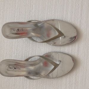 Women Casual Glitter Trendy Slip On Sandals 8M